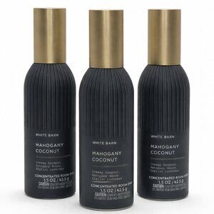 Bath & Body Works 3 Pack MAHOGANY COCONUT Room Spray